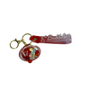 Space Ship Bubble Key Chain - Red