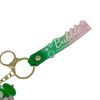 Alarm Clock Bubble Key Chain - Green