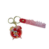 Alarm Clock Bubble Key Chain - Red