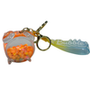 Alarm Clock Bubble Key Chain - Orange