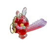 Funny Bunny Bubble Key Chain - Red