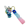 Funny Bunny Bubble Key Chain - Blue