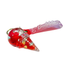 Ice Cream Cone Bubble Key Chain - Red