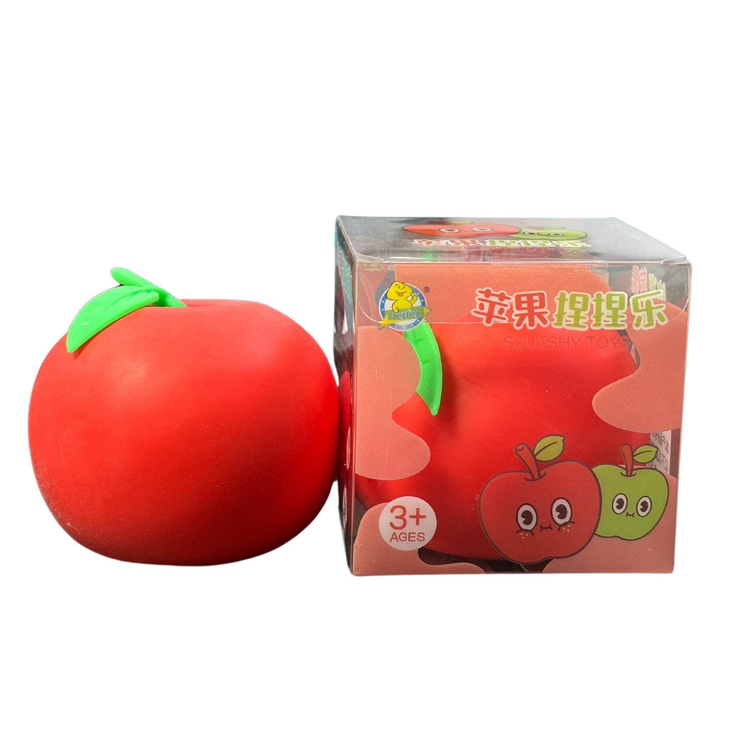 Fruity Squishy Toy - Red Apple