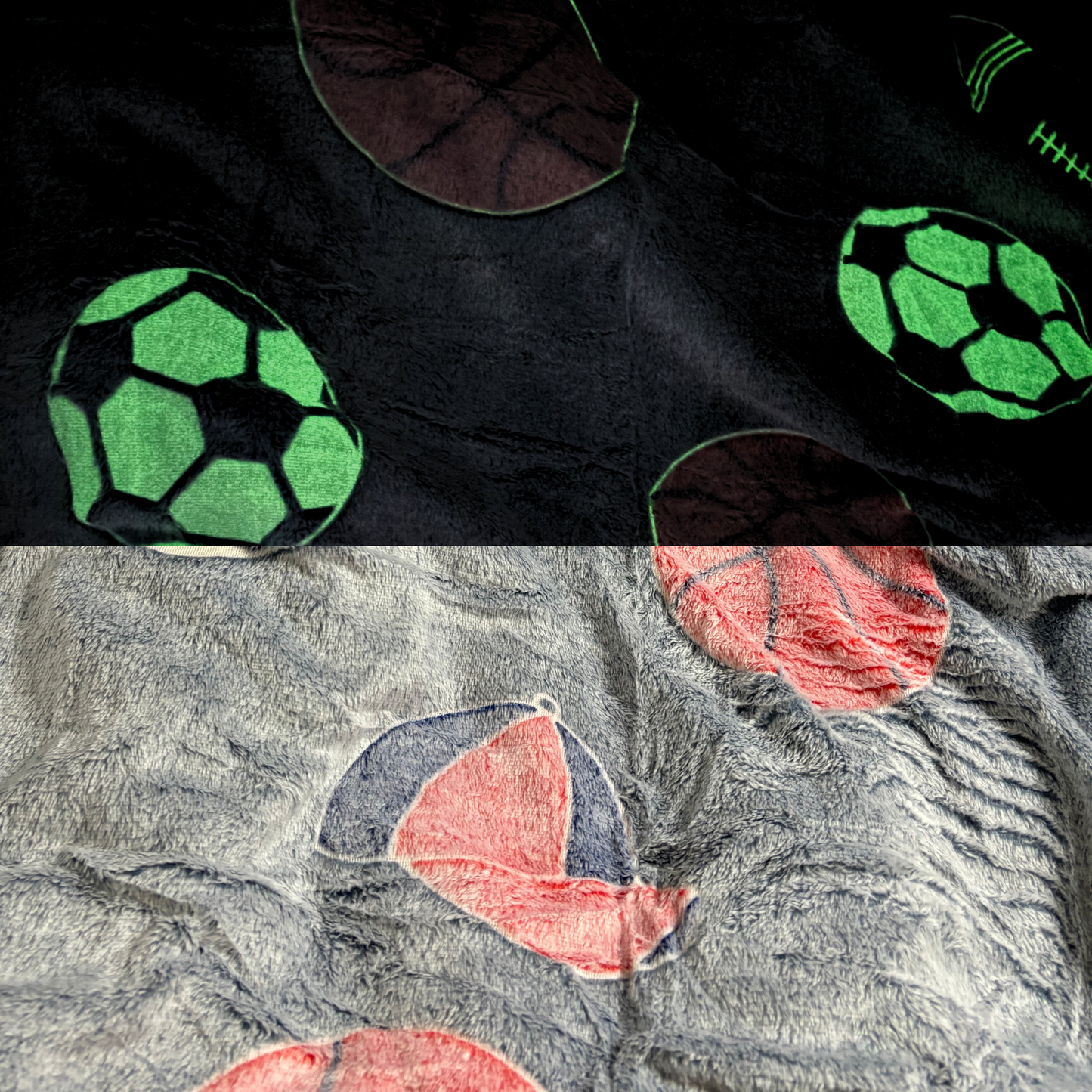 Magic Glow in the Dark Blanket - Sports