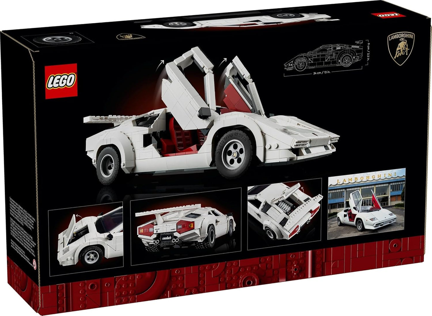 LEGO® Icons Lamborghini Countach 5000 Quattrovalvole 10337