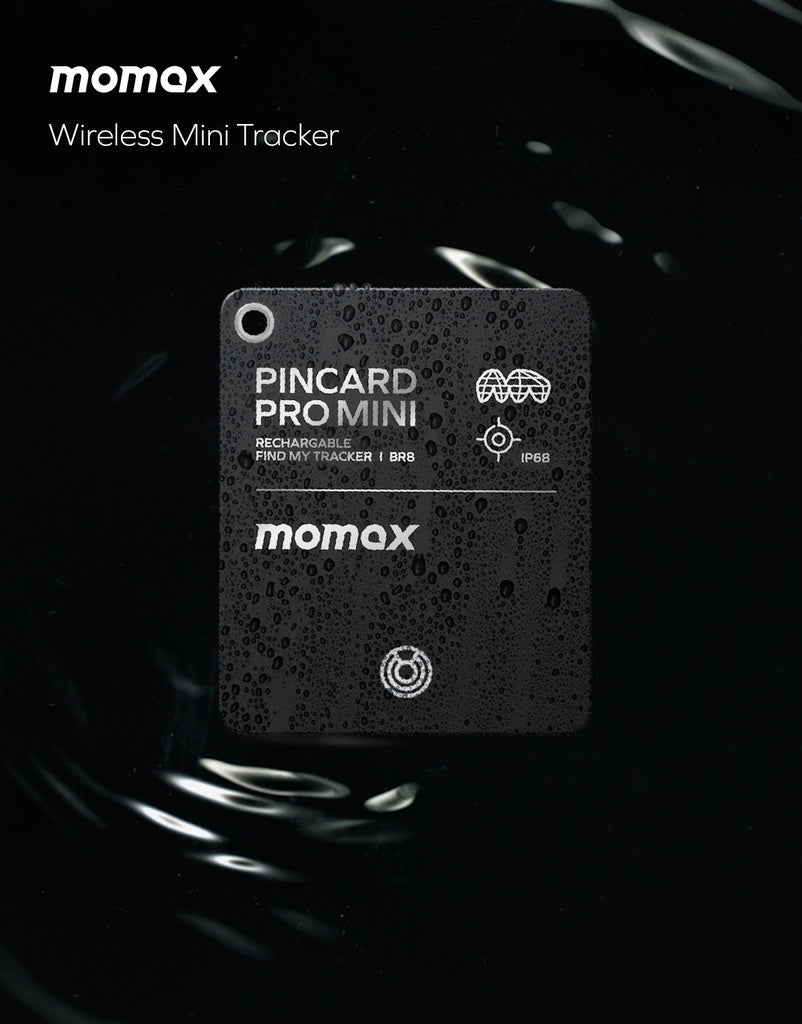 Pincard Mini Find my GPS Tracker with Wireless Charging