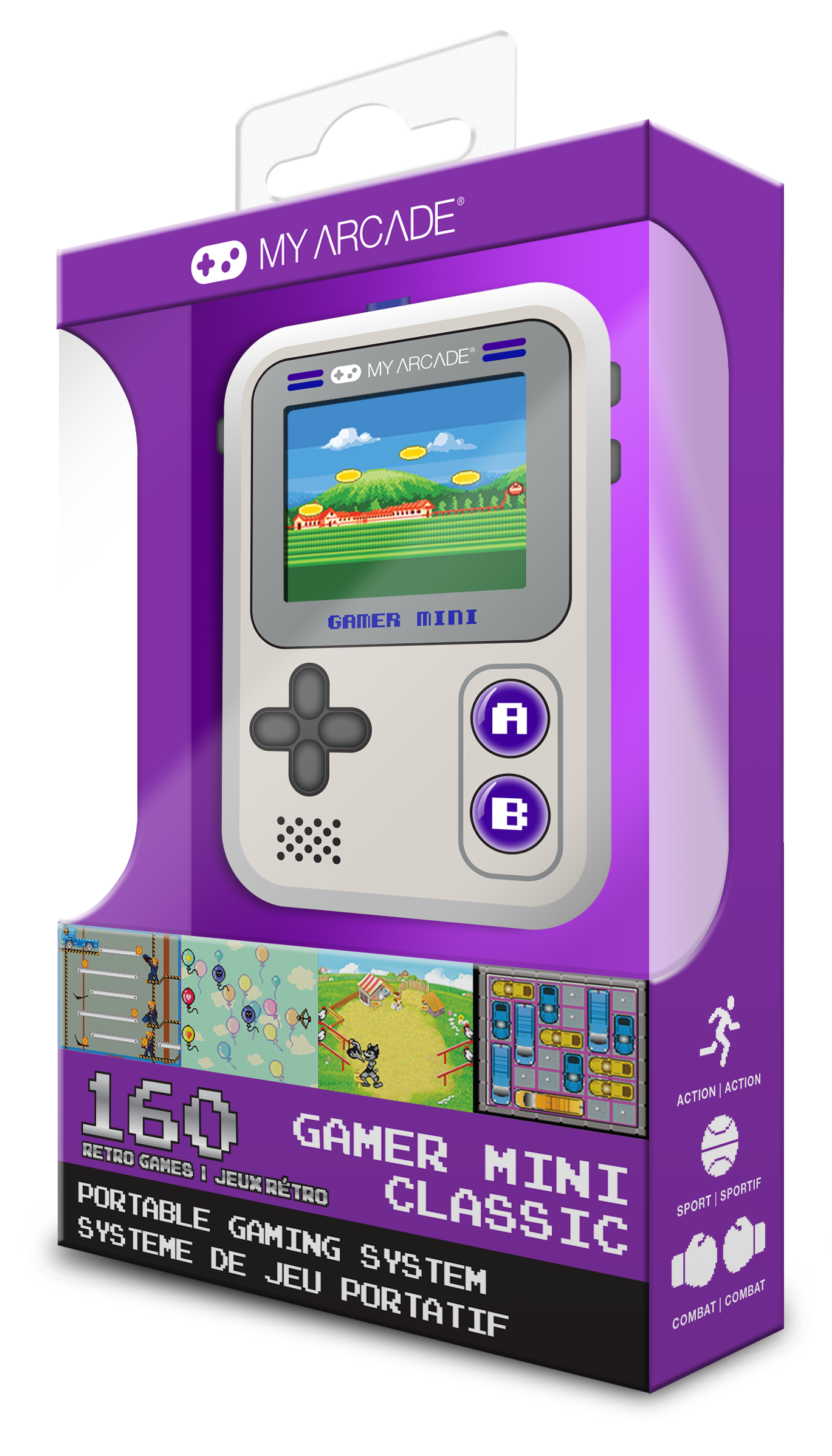 My Arcade Gamer Mini Classic - Purple