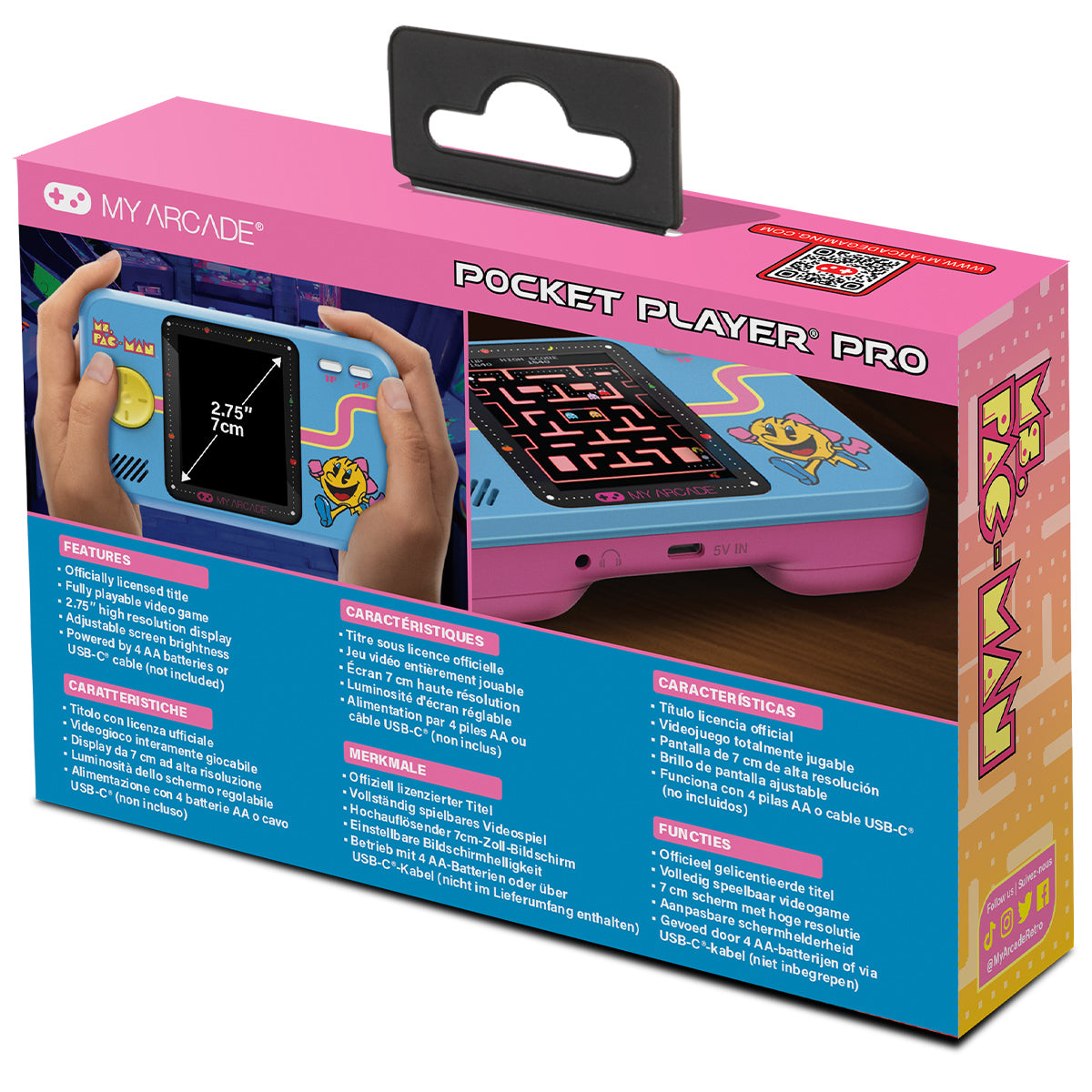 My Arcade Ms. Pac-Man Pocket Player Pro