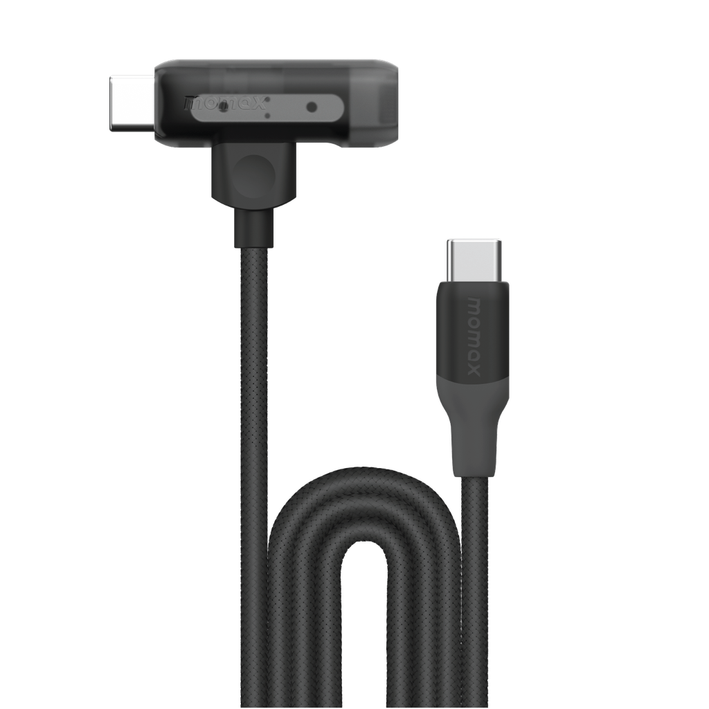 1-Link Flow Duo 2-in-1 USB-C To USB-C with Lightning Cable 1.5m - Black