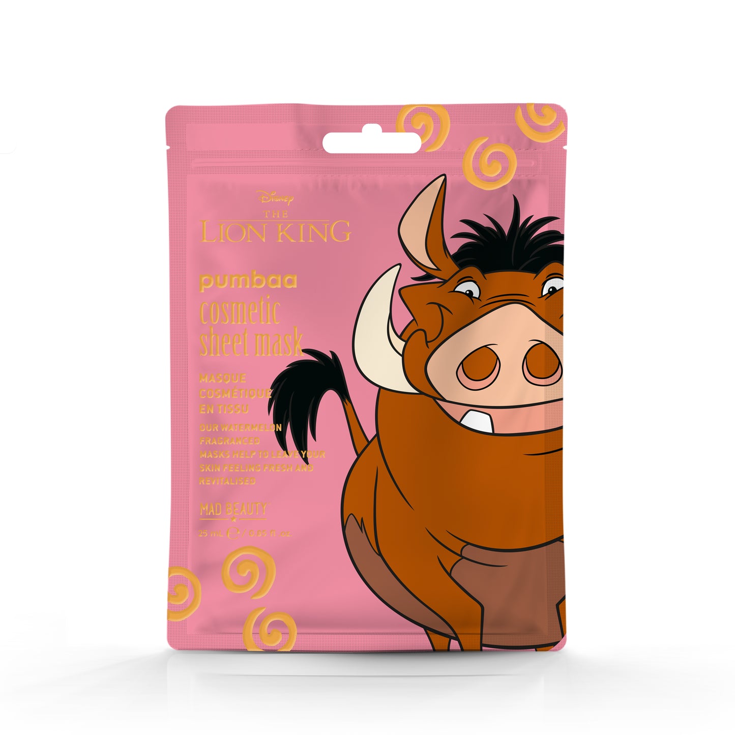 Lion King Sheet Mask Pumba