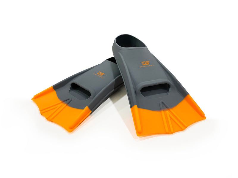 Dawson Sports Speed Fins Gray/Orange - UK 1-3