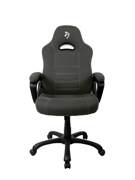 Arozzi Enzo Woven Fabric Ergonomic Gaming Chair - Black Grey