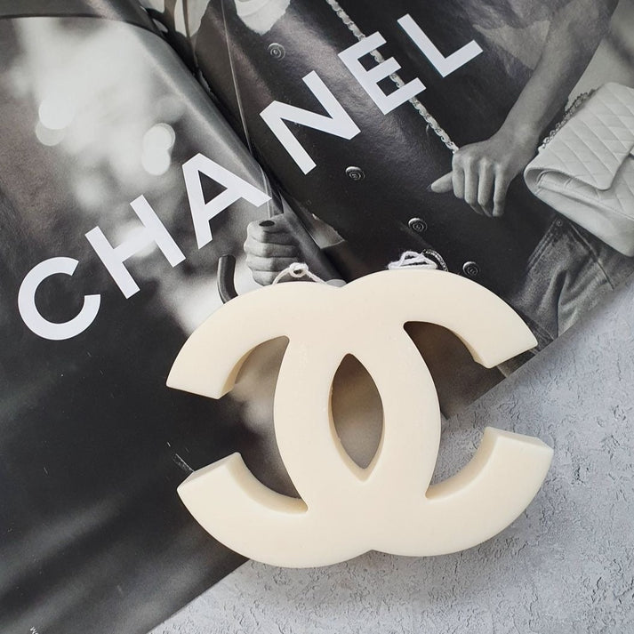 Handmade Chanel Logo Candle