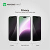 iPhone 15 Pro 6.1 3D Fully Covered Dust Filter Titan Privacy Glass