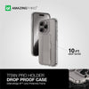 Titan Pro Holder Drop Proof Case for iPhone 15 Pro 6.1- Grey