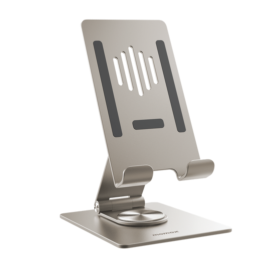 Fold Stand Rotatable Phone and Tablet Stand - Titanium