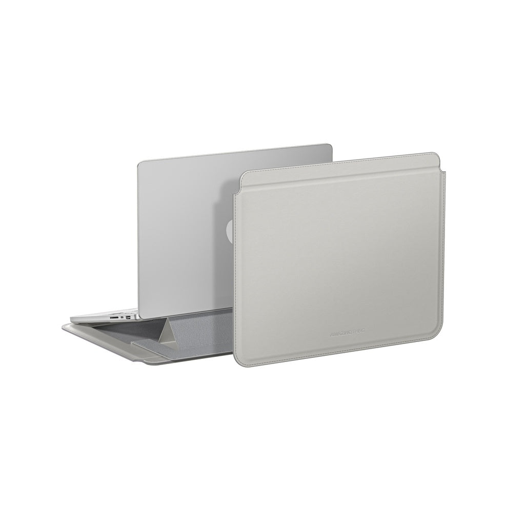 Matte Pro Mag Sleeve with Stand for MacBook Pro 13/14" MacBook Air 13/13.6" & 14" Laptops - Grey