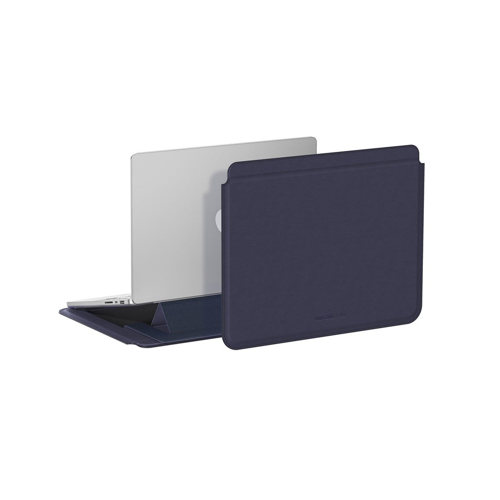 Matte Pro Mag Sleeve with Stand for MacBook Pro 13/14" MacBook Air 13/13.6" & 14" Laptops - Blue