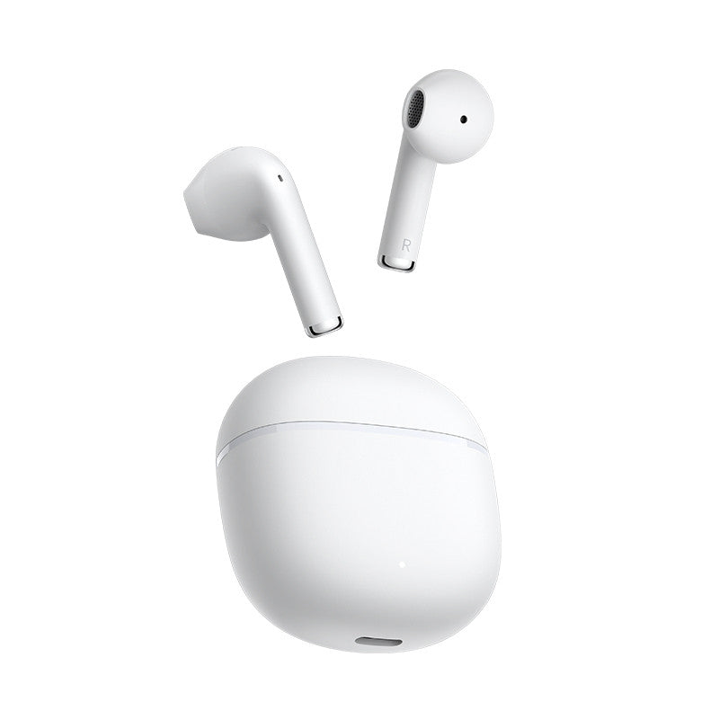 QCY T29 Ailybuds Lite Truly Wireless Earbuds with Bionic Arc Design, Strong 5.3 Bluetooth Connection, 28 Hours Battery Life & 68 MS Low Latency - White