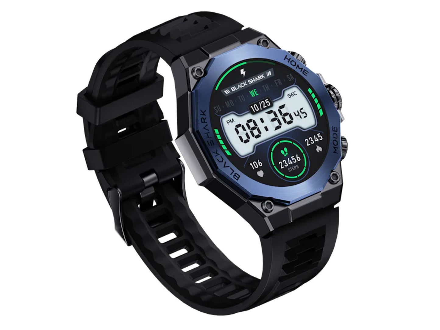 Black Shark Watch S1 Pro Smart Watch With 1.43-inch AMOLED Display,15 Days Battery Life, 100+ Sports Modes, Health Monitoring & Water Resistance - Blue