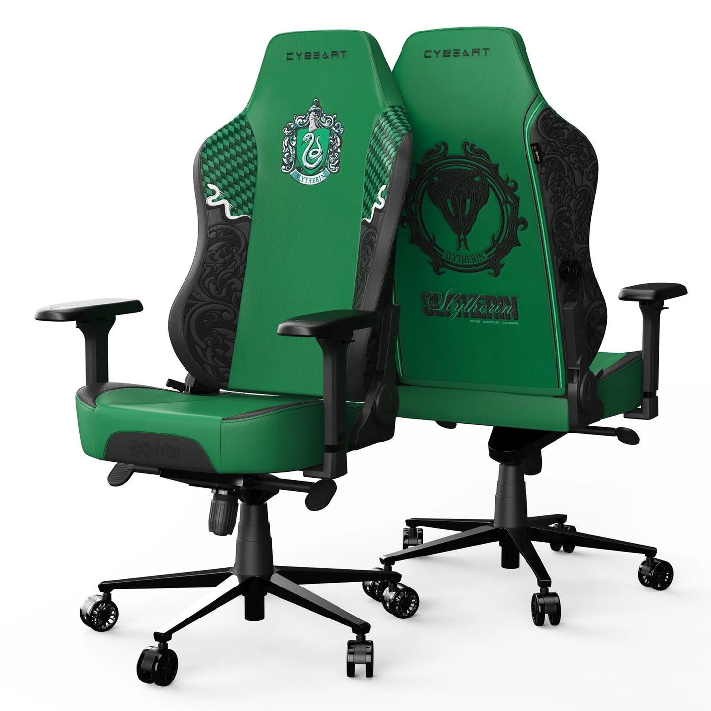 Cybeart Apex Series Slytherin Harry Potter PU Leather Gaming Chair - Green