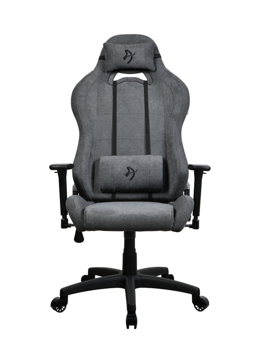 Arozzi Torretta Soft Fabric Ergonomic Gaming Chair - Ash