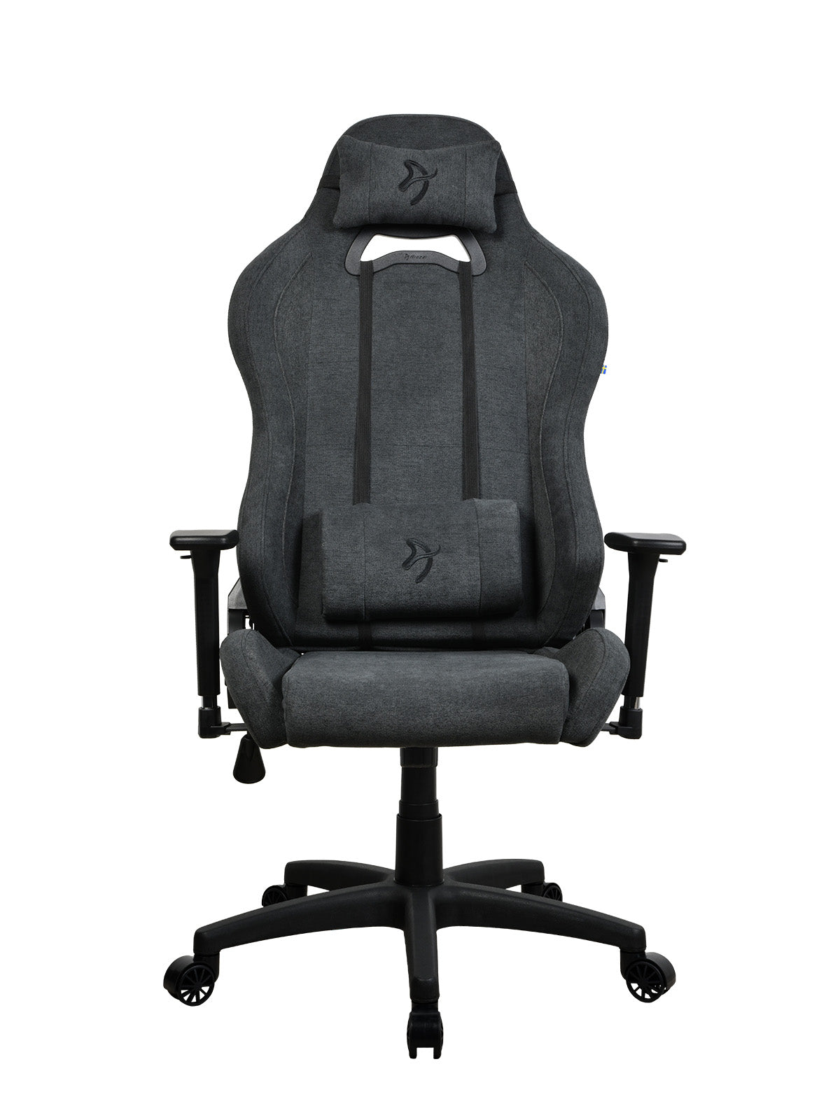 Arozzi Torretta Soft Fabric Ergonomic Gaming Chair - Dark Grey