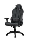 Arozzi Torretta Soft Fabric Ergonomic Gaming Chair - Dark Grey