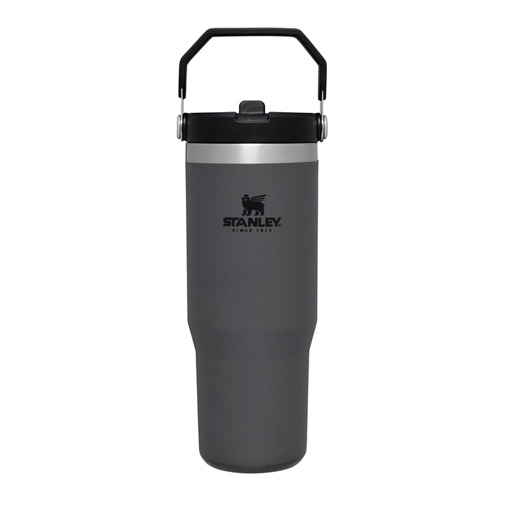 The IceFlow™ Flip Straw Tumbler 0.89L / 30 OZ Charcoal