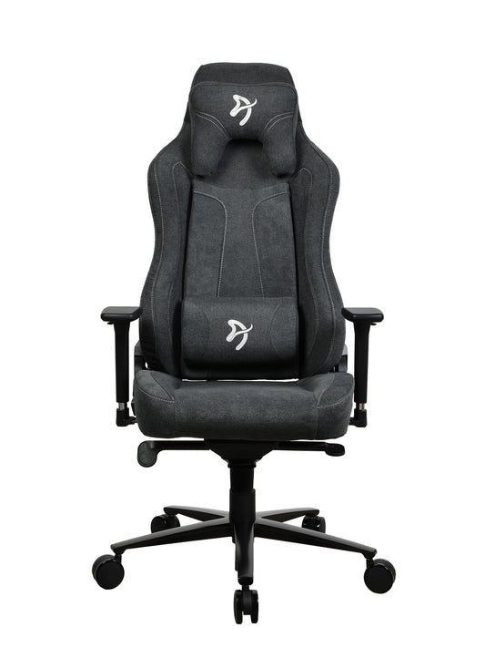 Arozzi Vernazza Soft Fabric Ergonomic Gaming Chair - Dark Grey