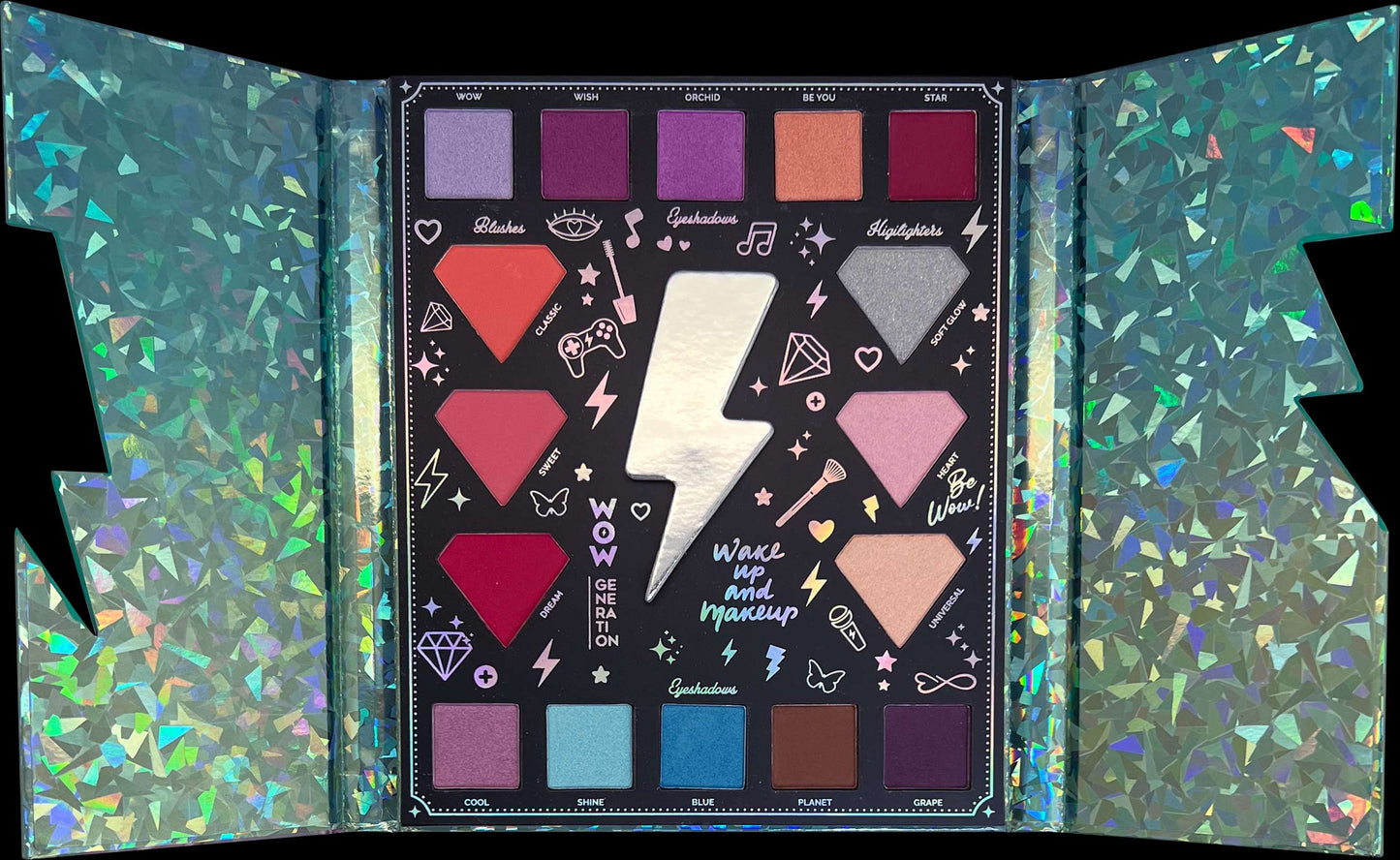 Dazzling Ray Cosmetic Palette | Eyeshadows | Blushes | Highlighters