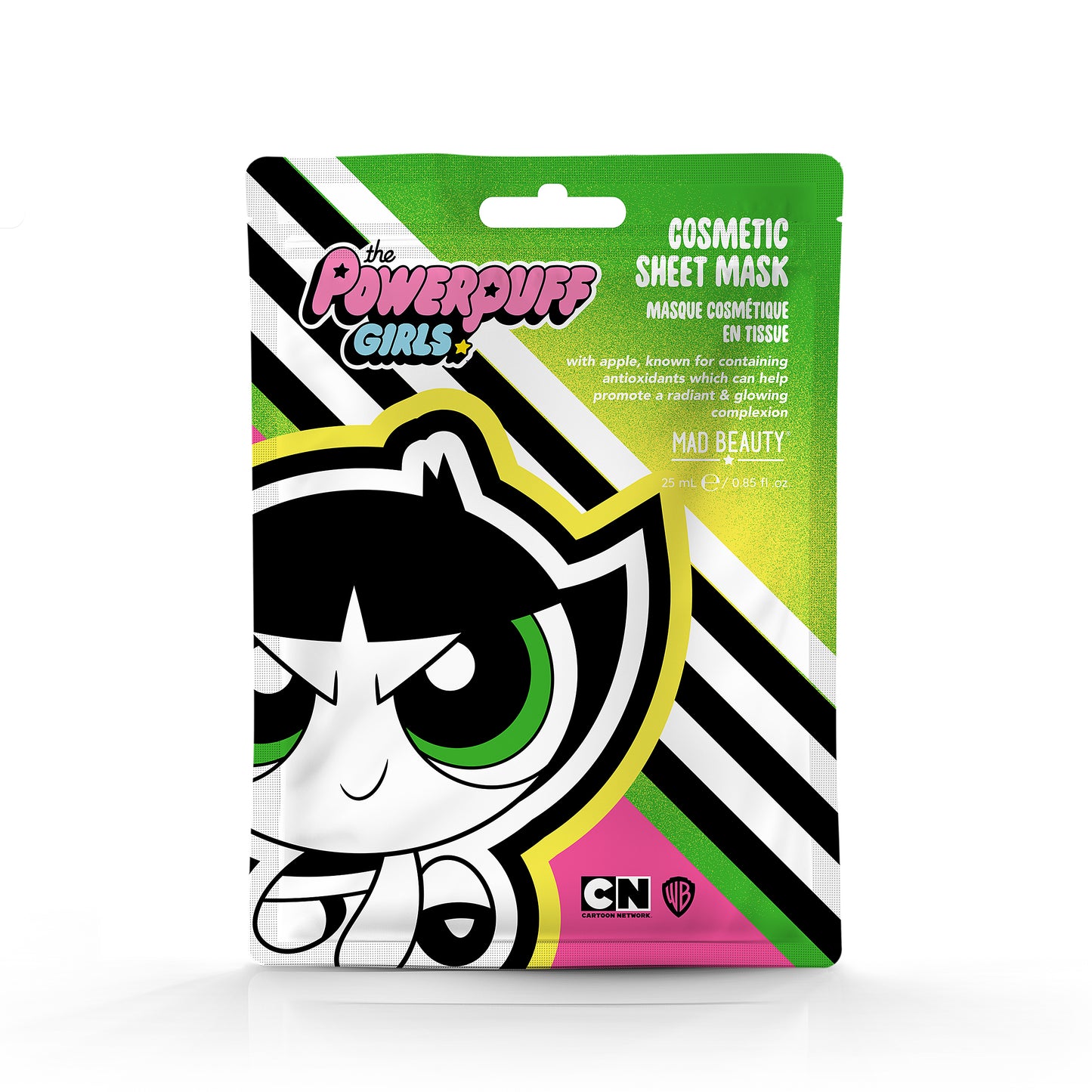 Powerpuff Girls Cosmetic Sheet Mask - Buttercup