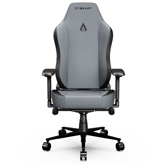 Cybeart Apex Series X11 PU Leather Gaming Chair - Gray - Front