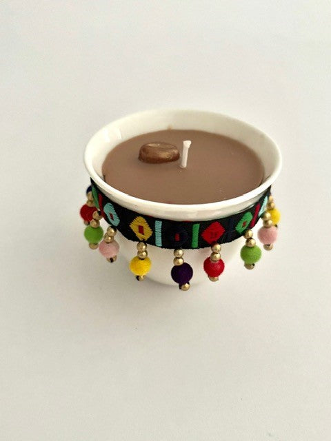 Arabic Coffee Cup Candle - Rich Coffee Scent