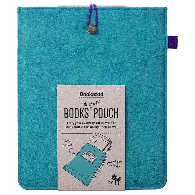 Bookaroo Books & Stuff Pouch - Turquoise