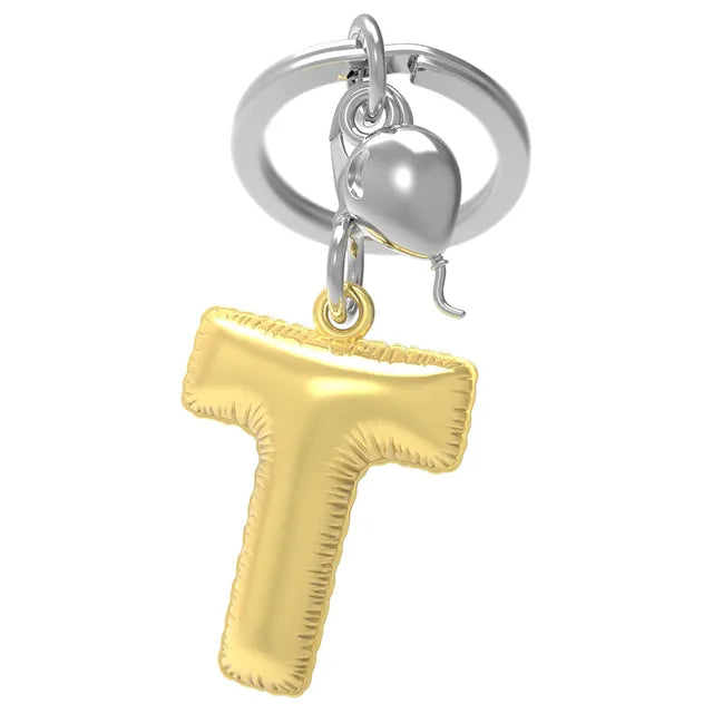 Charm Carrying Keyring - T