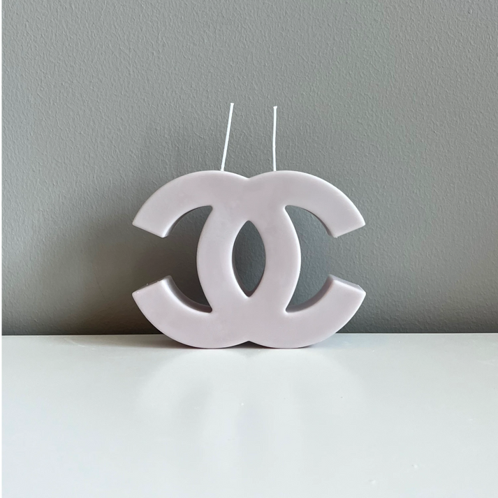 Handmade Chanel Logo Candle