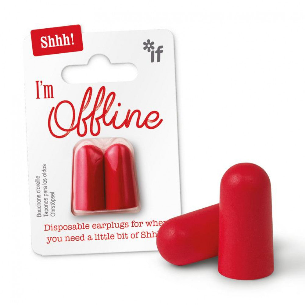 Disposable Ear Plugs - I'm Offline