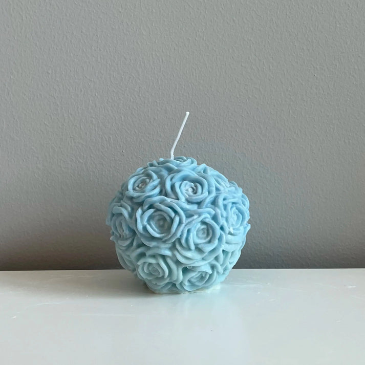 Handmade Rose Ball Candle