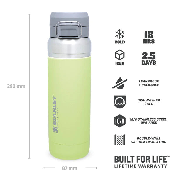 Quick Flip Water Bottle 0.47L / 16 OZ Citron