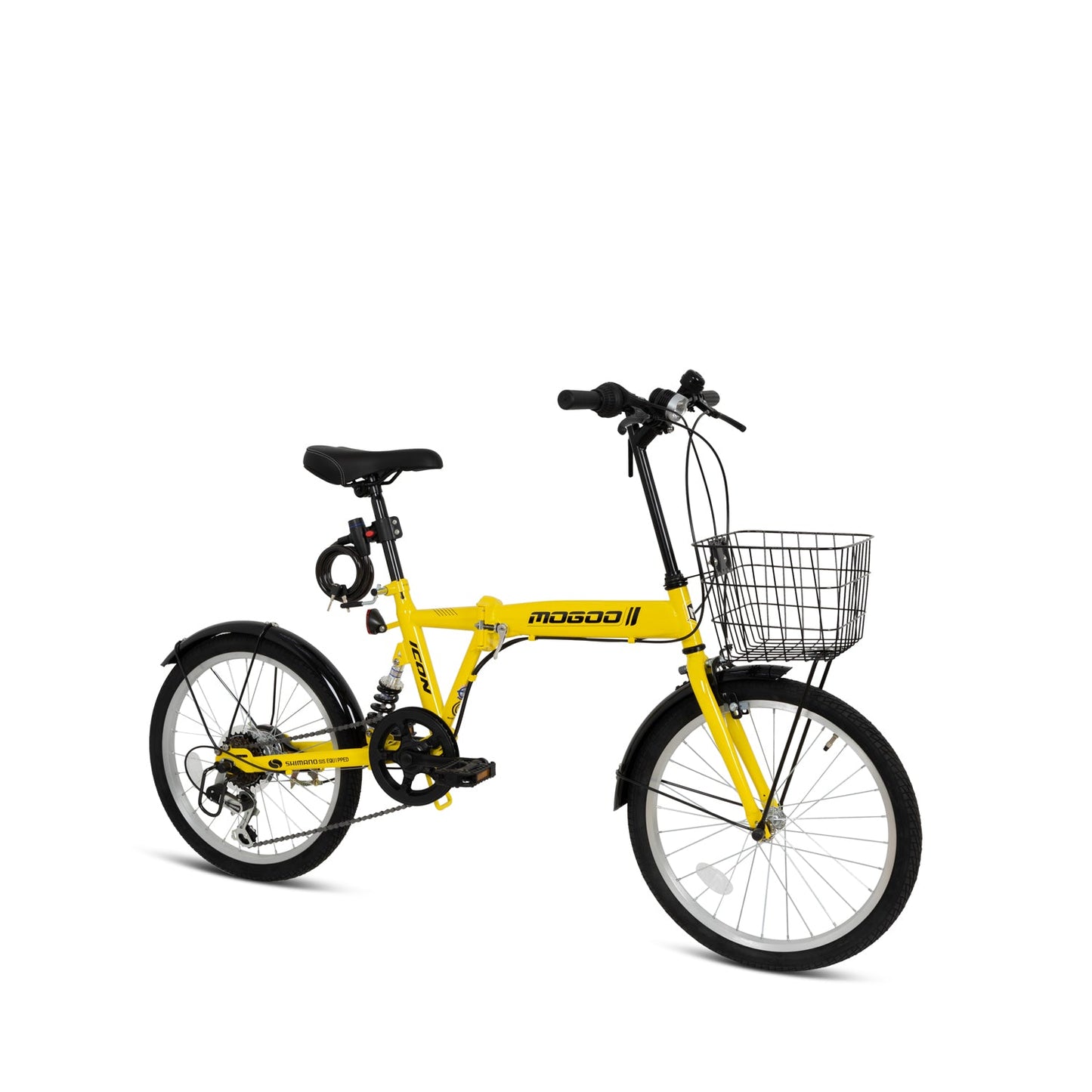 Icon 20" Folding City Bike - Yellow