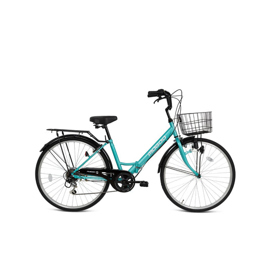 Fusion 26" Folding City Bike - Green