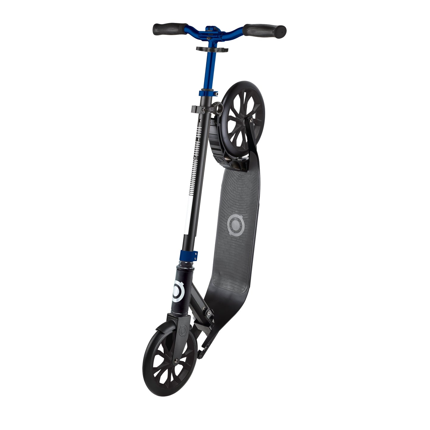 One NL 205-180 Duo: Adjustable 1-Second Folding Scooter for Adults - Cobalt Blue