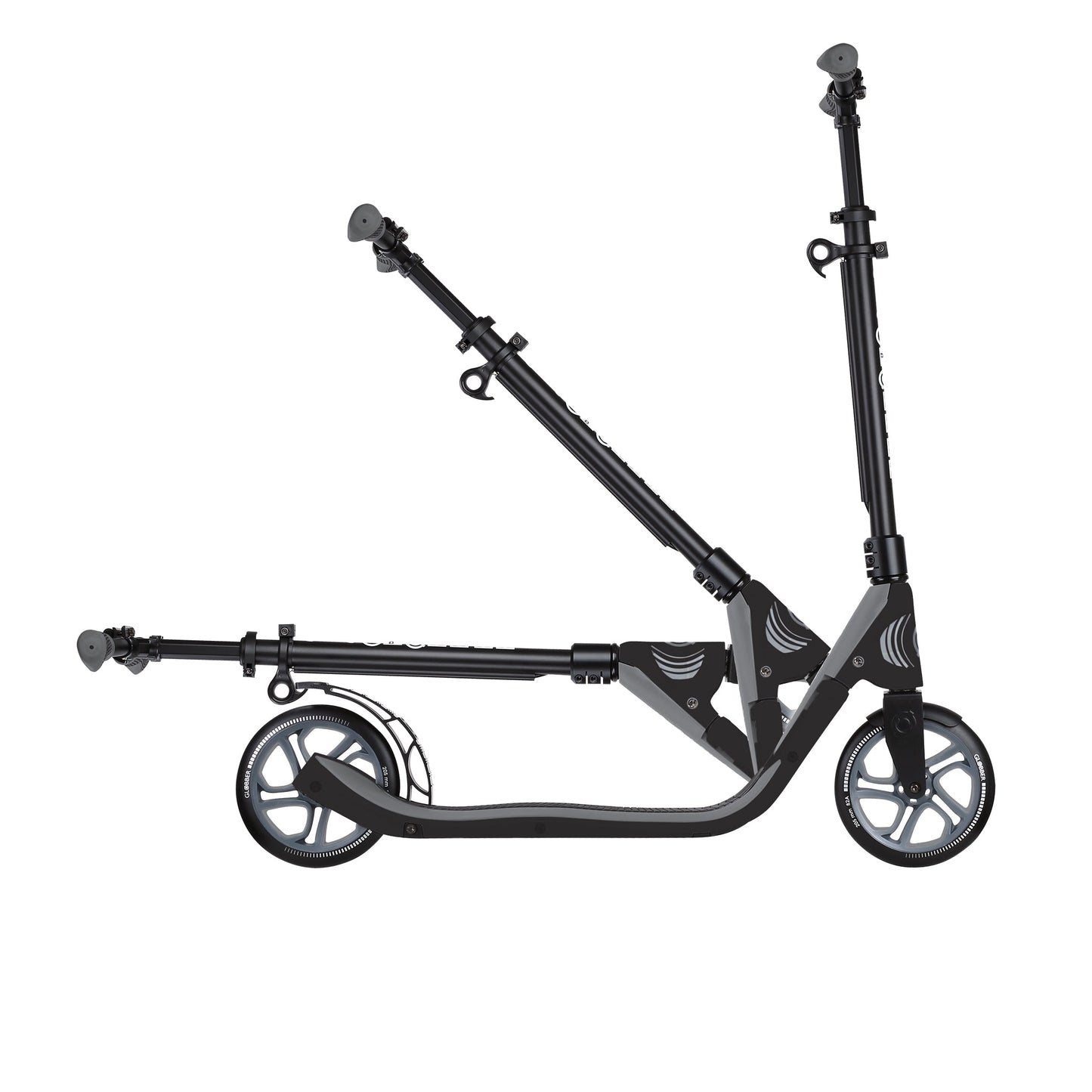 One NL 205: 2-Wheel Foldable Scooter for Teens and Adults - Charcoal Grey