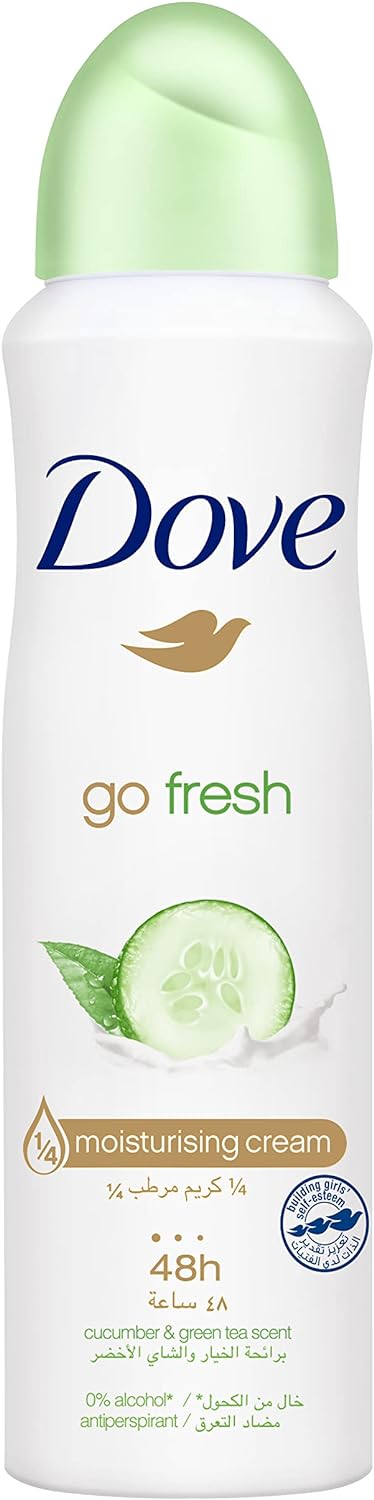 Go Fresh - Cucumber & Green Tea Scented, Anti-Perspirant Deodorant 250ml