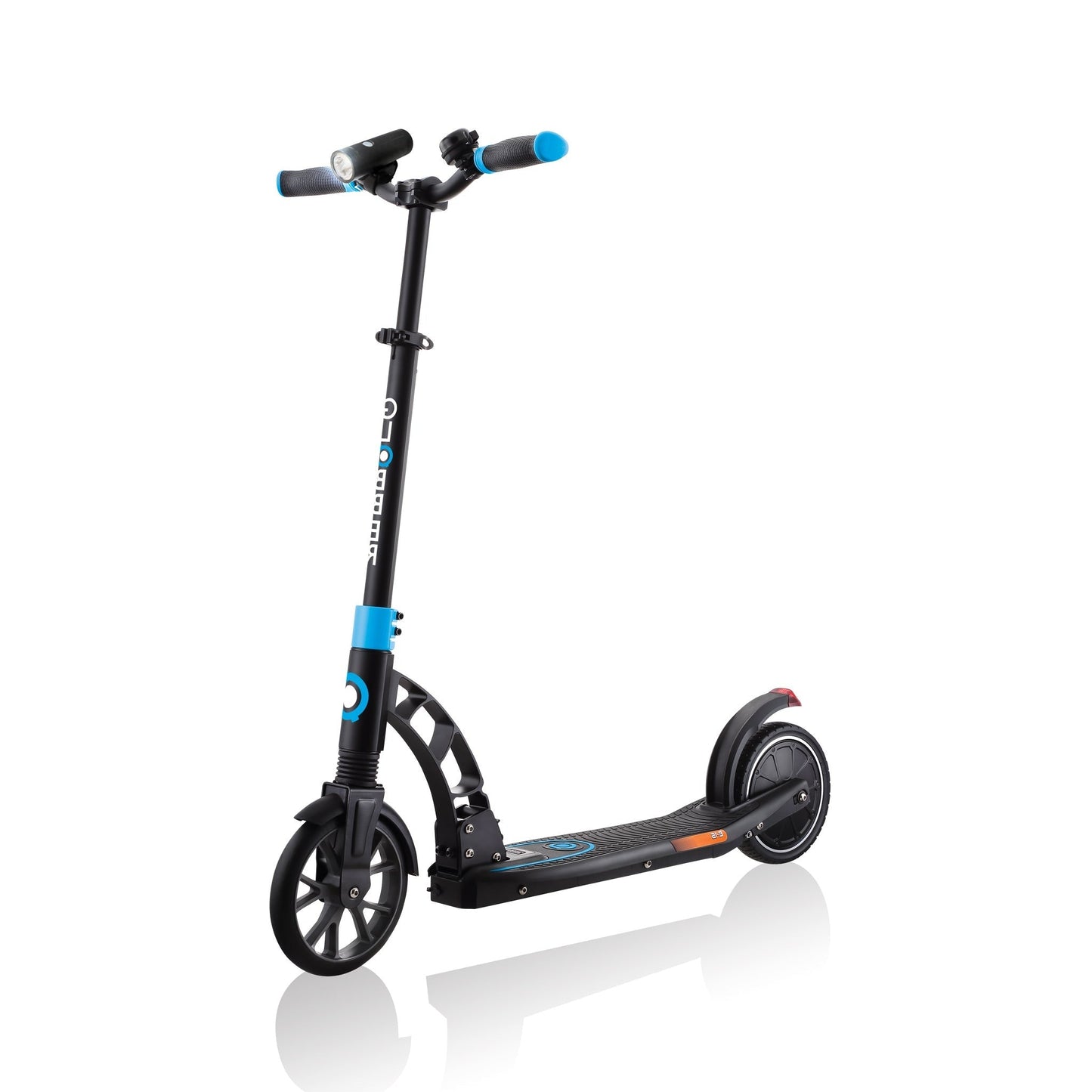 One K E-Motion 15 Electric Scooter: Foldable 2-Wheel Electric Scooter for Teens - Sky Blue/Black