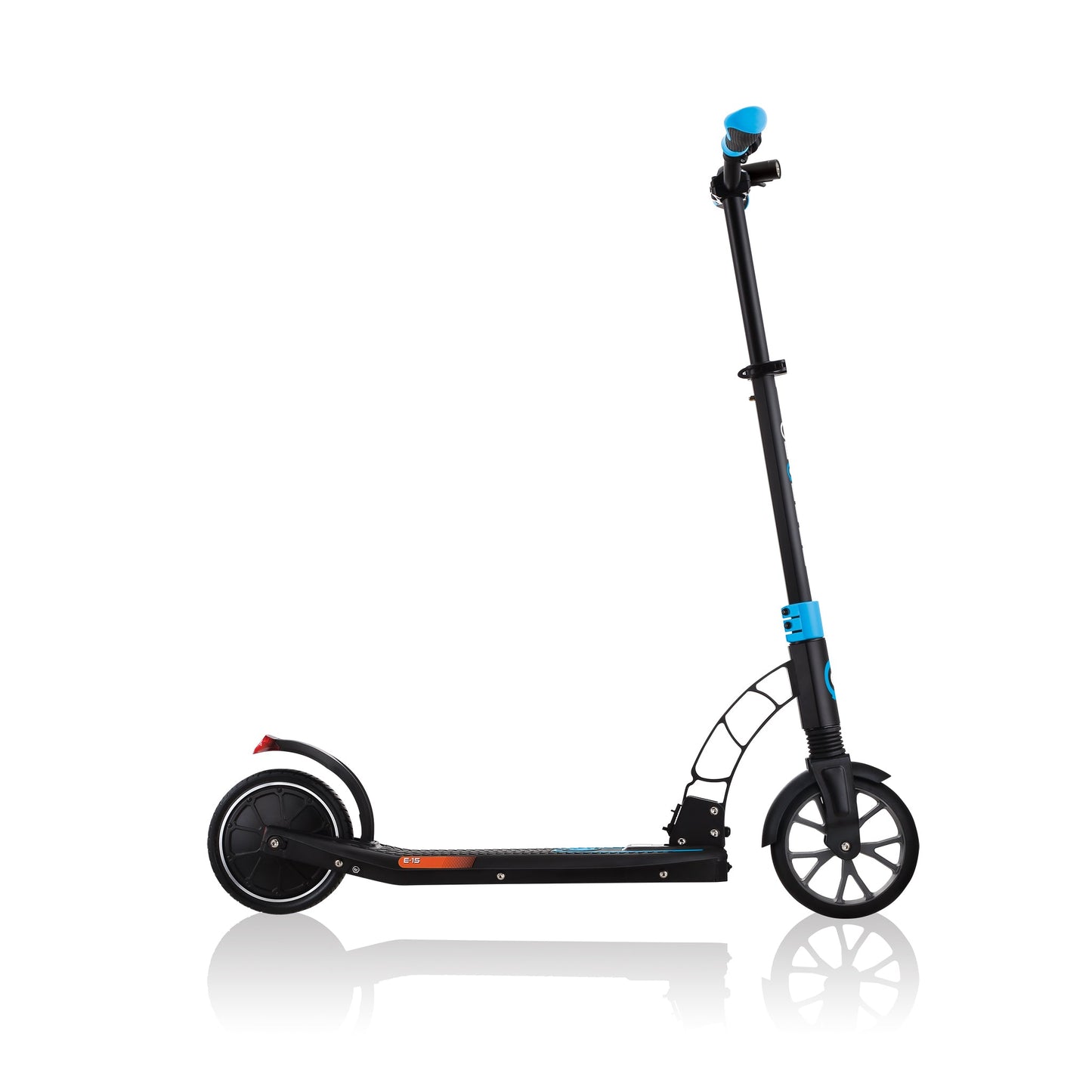 One K E-Motion 15 Electric Scooter: Foldable 2-Wheel Electric Scooter for Teens - Sky Blue/Black