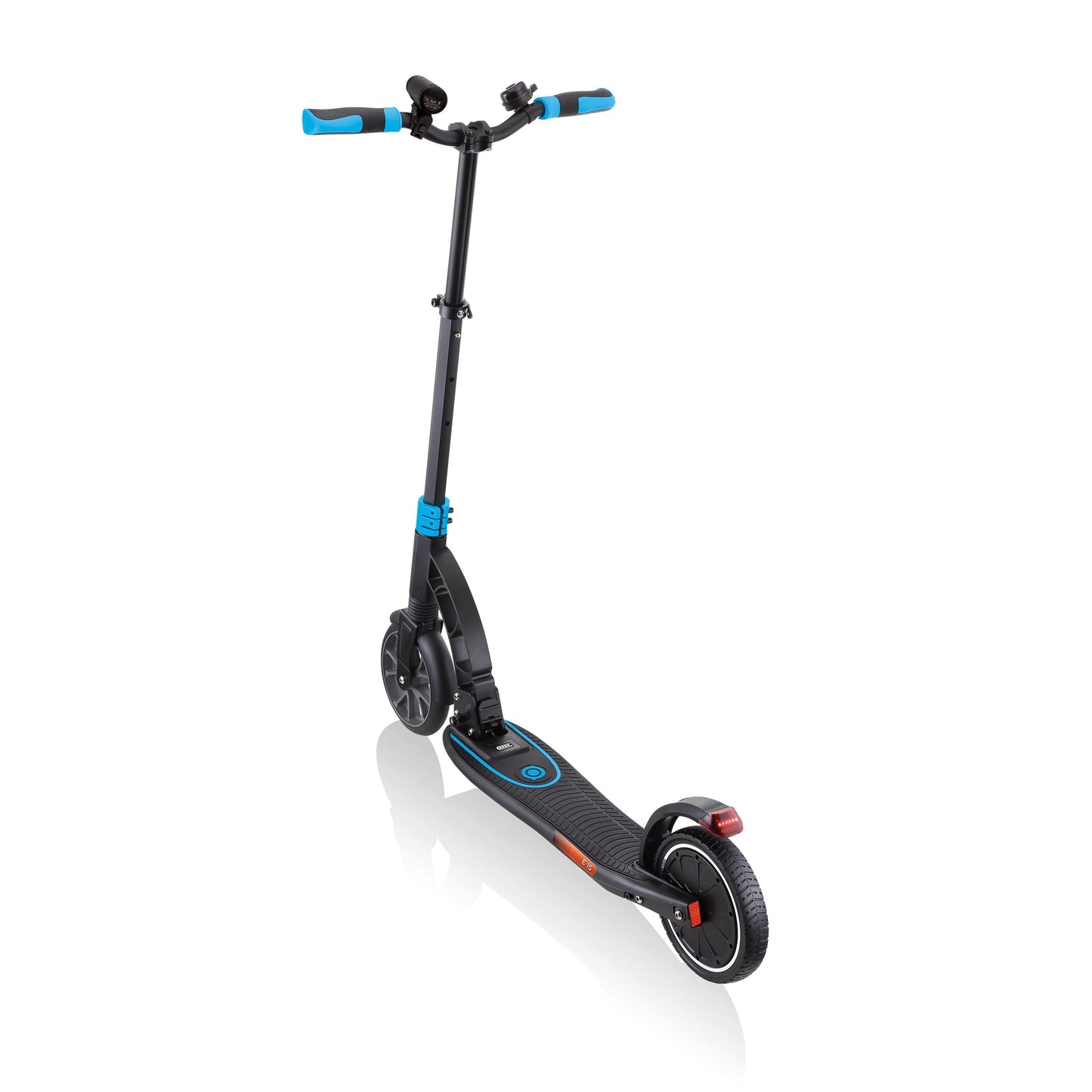 One K E-Motion 15 Electric Scooter: Foldable 2-Wheel Electric Scooter for Teens - Sky Blue/Black