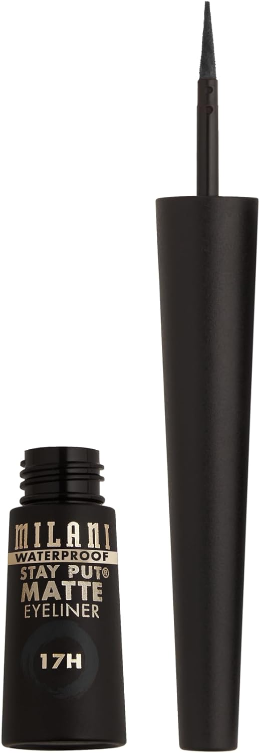 Stay Put Matte Liquid Eyeliner Waterproof- Black